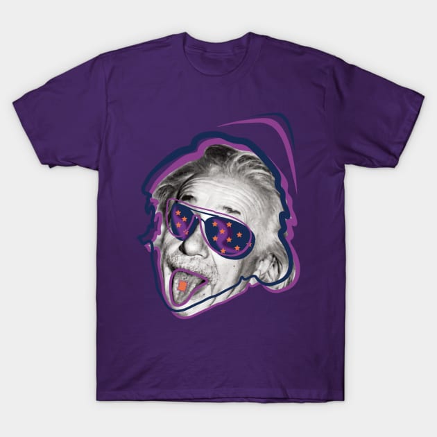 Albert Einstein • Am I or are the others crazy? v3 T-Shirt by Twisted By Art